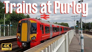 Trains at Purley 7th June 2024 [upl. by Christyna]