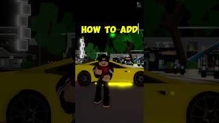 How to add underglow lights to your car in Brookhaven RP 🚖🌟🏡 roblox brookhavenrp shorts [upl. by Mossberg]