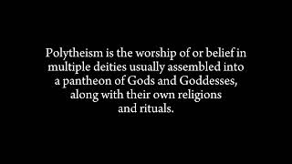 POLYTHEISM Philosophy [upl. by Ardine]