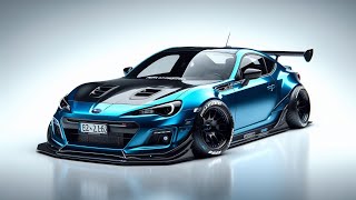 Review subaru brz touge 2024 with gold rims and sti body kit [upl. by Undine]