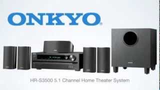 ONKYO HTS3500 51Channel Home Theater ReceiverSpeaker Package [upl. by Ahsaetal]