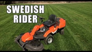 Husqvarna R 220T Articulated Riding Lawn Mower [upl. by Nagear]