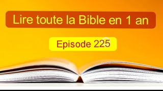 Toute la Bible en 1 an EP 225 Ecclésiaste 7 à 8 et Actes 20 [upl. by Euqinu]