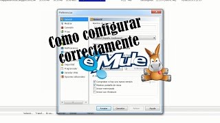 Como configurar correctamente Emule para descargar al 100  2016 [upl. by Ahtenak]