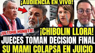 CHIBOLIN LLORA JUECES DICTAN CARCEL PARA FISCAL ELIZABET PERALTA EN AUDIENCIA FINAL Y BENJI COLAPSA [upl. by Abernathy]