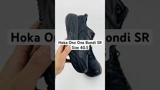 Hoka One One Bondi SR Black Running Shoes Size 405  1110521 BBLC hoka prelovedtreasures [upl. by Aerdnaxela92]