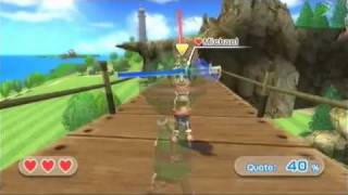 Gameplay Wii Sports Resort  Schwertmarathon [upl. by Eeraj]