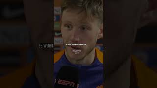 Wout Weghorst over kritiek op zijn juichen 📽️ ESPNnl [upl. by Ahsiekat99]