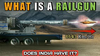 What Is A RAILGUN Does India Have A RAILGUN All About Electromagnetic Railgun  Explained Hindi [upl. by Lejna]