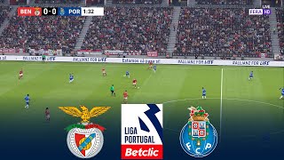 EM DIRETO 🔴 BENFICA vs PORTO  Liga Portugal Betclic 20242025  Full Match  FL 2025 Gameplay [upl. by Aihcsrop490]