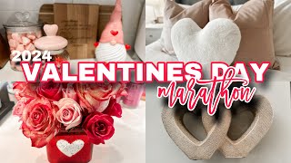 NEW 2024 VALENTINES DAY DECORATE WITH ME  COZY VALENTINES DAY DECOR  DECORATING AFTER CHRISTMAS [upl. by Eves]