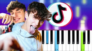 Josh Richards  STILL SOFTISH ft Bryce Hall Piano tutorial [upl. by Mareah981]