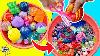 HUGE Slime Squishy Smoothie Whats Inside Bowl of Squishies [upl. by Barney]