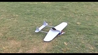 RC Plane Review quotFunder amp Lightningquot easy build great flying scratch build plane [upl. by Wardieu601]