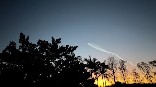 Timelapse  Falcon 9 Launch from Vandenberg SFB on 1 April 2024 [upl. by Iniretake540]