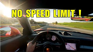 FULL THROTTLE BLAST ON THE AUTOBAHN  PORSCHE 911 GT3 POV EP 3 [upl. by Seamus]