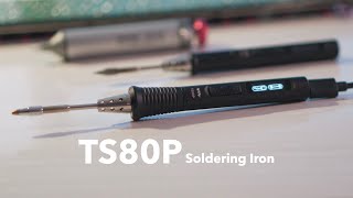 TS80P Soldering Iron Unboxing amp Test [upl. by Selie]