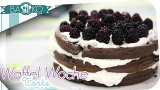 Waffel Woche 3 Torte  BaKO [upl. by Winne105]