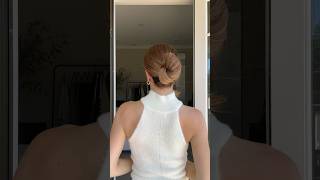 CHIC TWISTED BUN USING A SMALL CLAW CLIP [upl. by Lupita601]