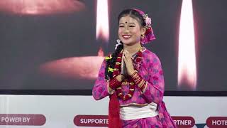 pirati basyo sustai sustari mann ma  Shristi gurung  see dance  winner gandaki dance music [upl. by Aina]