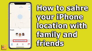 How to share your iPhone location with family or friends using Find My app [upl. by Odlabu]