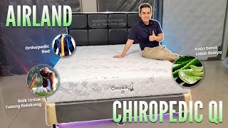 Kasur Orthopedic Yang Bagus  Review Springbed Airland Chiropedic Qi [upl. by Ana]