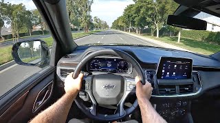 2022 Chevrolet Tahoe Z71 POV Test Drive 3D AudioASMR [upl. by Stutsman]