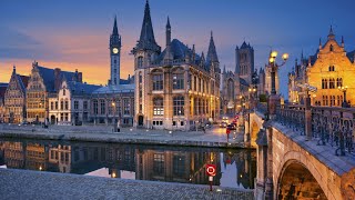 Ghent Belgiums coolest city 4K ultra HD  quotManhattan of the Middle Agesquot [upl. by Amelina750]