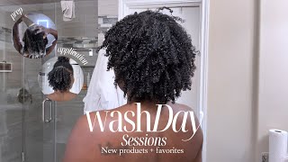 Wash Day Routine on 4A4B Natural Short Curly Hair [upl. by Ytsirt]