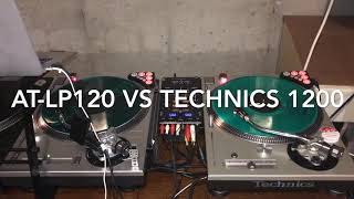 ATLP120 vs Technics 1200 [upl. by Copland522]