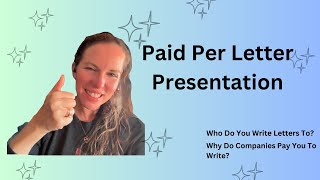 Send It Academy Letter Writing Presentation with Dena  workfromhome letterwriting [upl. by Nahsed]