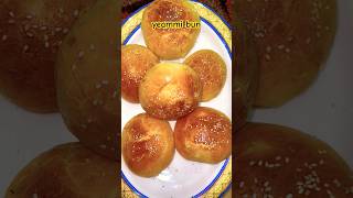 yeammi bun 🥯 home baked burger buns receipe 🥳 shorts [upl. by Ardyaf310]