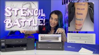 Best Tattoo Stencil Printer Paper and Ink  Longest Lasting Highest Resolution [upl. by Aicenev]