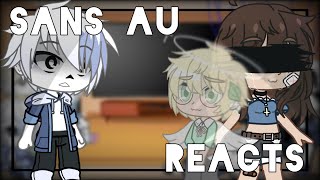 Sans Au reacts to Frisk’s past  Undertale  Gacha Club MY AU [upl. by Ainirtac]