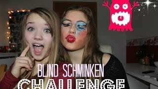 ich schminke sie BLIND  Blind schminken TAG [upl. by Almeda599]