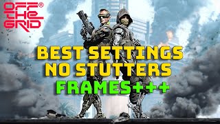 BEST SETTINGS ON Off The Grid FOR MORE FRAMES [upl. by Atiuqiram658]