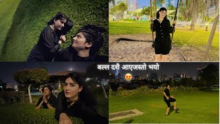 Ping kelda ta dashain aaye jasto po lagyo 😍॥रमाइलो पल♥️॥ManuArmu ॥Vlogs॥🥰 [upl. by Enelrac]