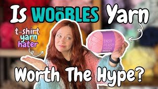 Will The Woobles Easy Peasy Yarn Change My Mind About TShirt Yarn [upl. by Nnyleuqaj]