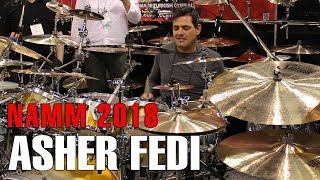 Soultone Cymbals NAMM 2018  Asher Fedi solo [upl. by Adao]