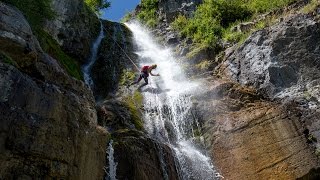 Rappelling Utahs Stewart Falls [upl. by Zere]