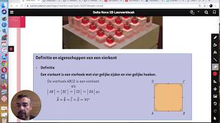 H10 Vierhoeken Vierkant Definitie en eigenschappen van een vierkant [upl. by Jezabel881]