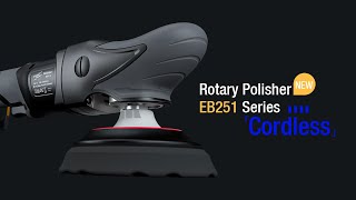 ShineMate Cordless Rotary Polisher EB251 Series cordlesstools cardetailing rotarypolisher [upl. by Nassi]