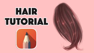 Autodesk Hair Editing Step By Step Autodesk Sketchbook Hair Editing  Sketchbook Hair Style Editing [upl. by Nikita19]