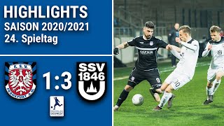 Highlights amp Tore  FSV Frankfurt 13 SSV Ulm 1846  24Spieltag RLSüdwest 20202021 [upl. by Nalek195]