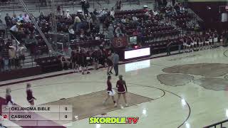 Oklahoma Bible Academy V Cashion Boys Basketball 1 4 22 [upl. by Chucho]