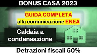 Bonus Casa 50  Caldaia [upl. by Bel459]