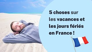 Vacances et jours fériés en France [upl. by Brendon]