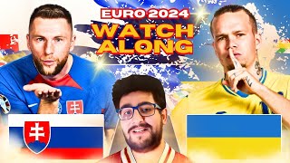 SLOVAKIA VS UKRAINE LIVE STREAM WATCHALONG EUROS LIVE STREAM WATCHALONG [upl. by Alegnasor791]