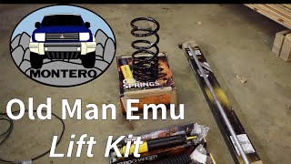 Mitsubishi Montero Lift Kit Old Man Emu by ARB Install Pajero [upl. by Watkin818]