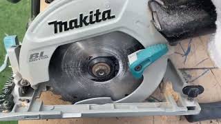 Makita Xgt 40V Max Circular Saw Kit Rear Handle Review [upl. by Tobye]